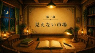 第一幕｜見えない市場