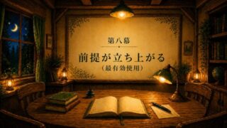 第八幕｜前提が立ち上がる（最有効使用）