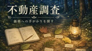 不動産調査｜価格への手がかりを探す